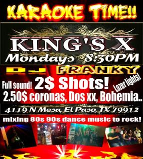 King's X Bar El Paso Karaoke